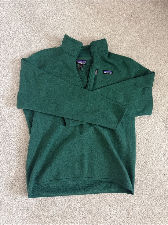 Patagonia Other - Patagonia Men's Dark Green Half-Zip Fleece Pullover